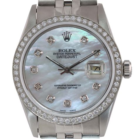 6ct rolex diamond bezel|Rolex datejust 36 movement.